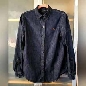 Ralph Lauren Dark Wash Denim Shirt